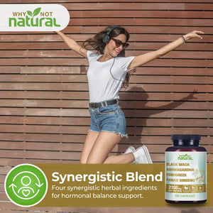 4-in-1 Organic Black Maca Root - Supplements