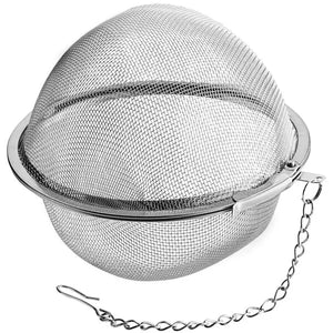 4’’ Tea Ball Steeper - Loose Leaf & Herbal Teas - Apothecary This stainless steel tea ball infuser fits loose leaf