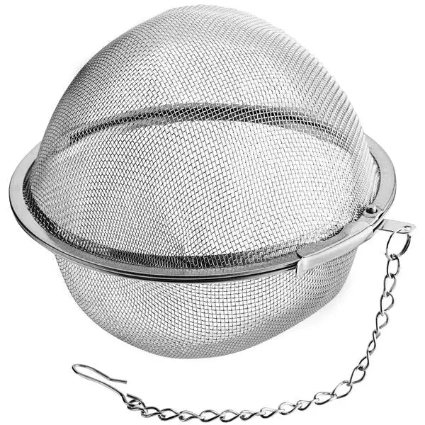 4’’ Tea Ball Steeper - Loose Leaf & Herbal Teas - Apothecary This stainless steel tea ball infuser fits loose leaf