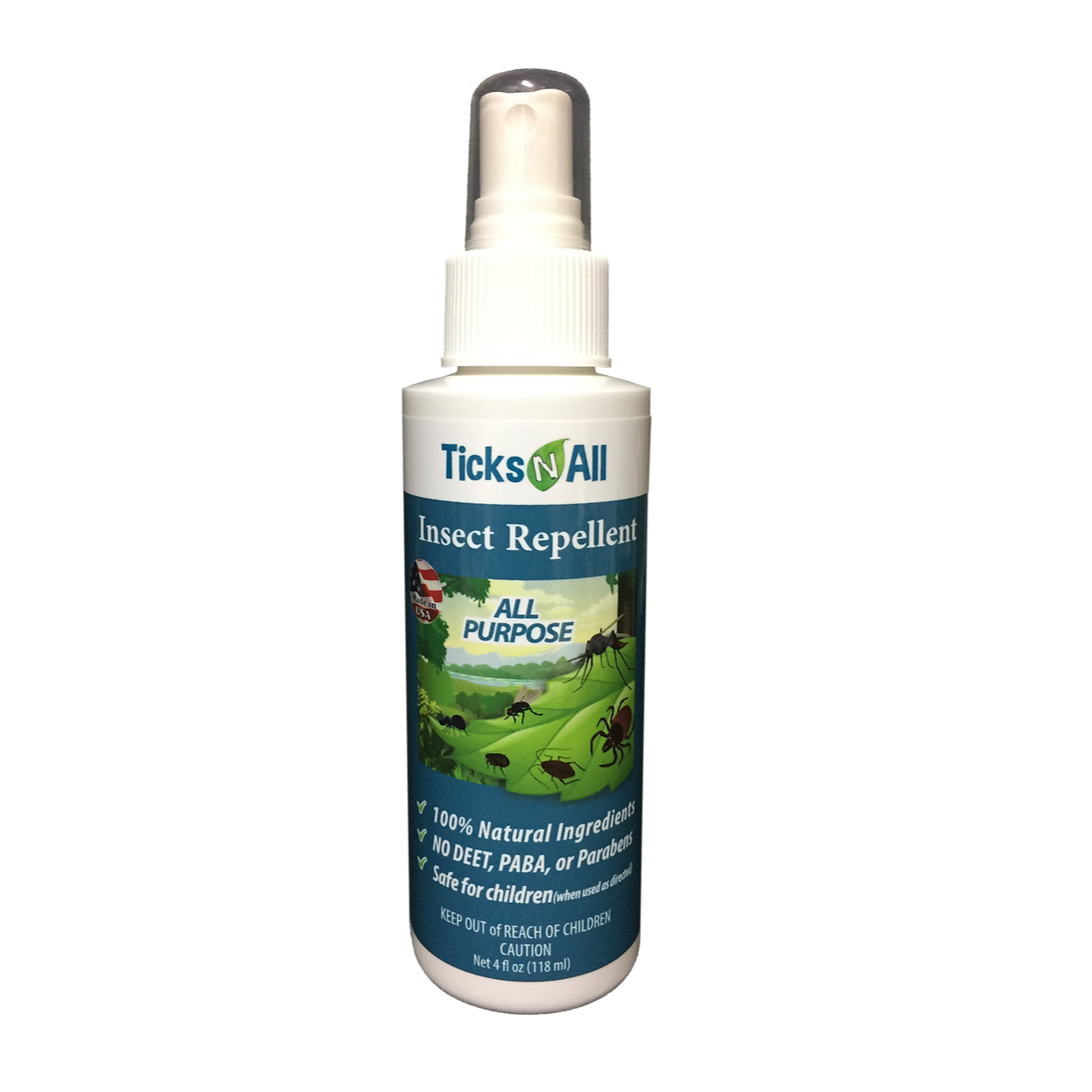 All Purpose Insect Repellent - Apothecary uses natural oils to repel mosquitoes ticks and flies for four hours.
