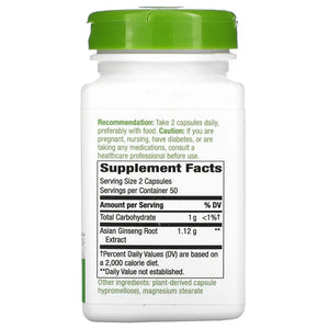 Asian Ginseng Capsules - Supplements