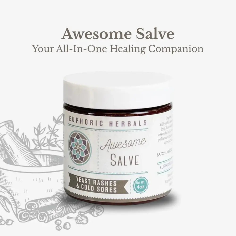 Awesome Salve - Postpartum salve contains organic ingredients like olive oil and coconut for skin in the United States.