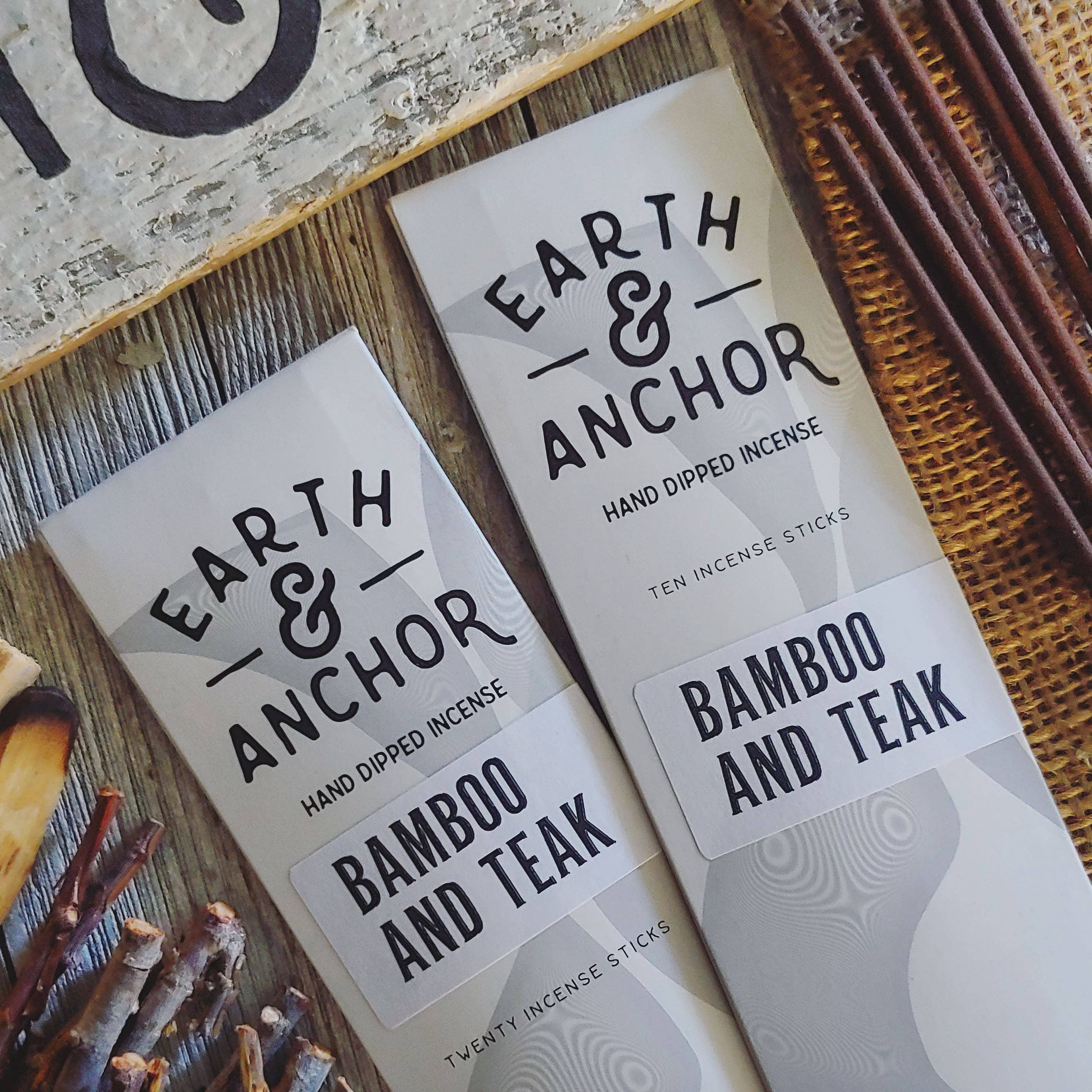 Bamboo & Teak Hand Dipped Incense - Apothecary