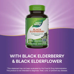 Black Elderberry Capsules - Apothecary