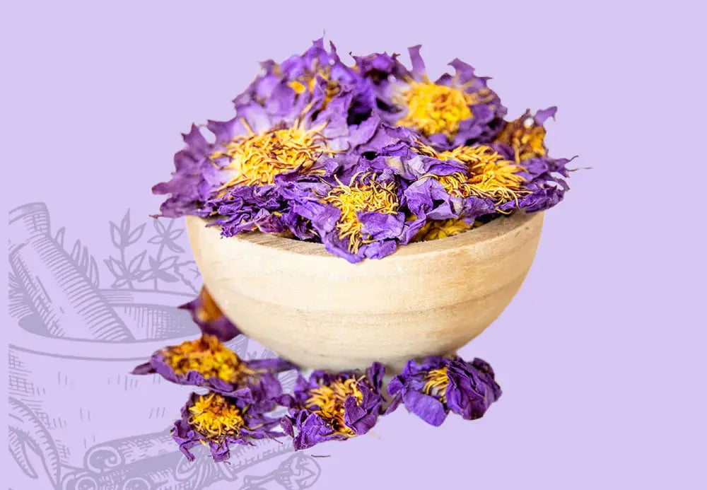 Blue Lotus Flower - Herbs flowers from Euphoric Herbals offer relaxation and stress relief. These dried feature purple