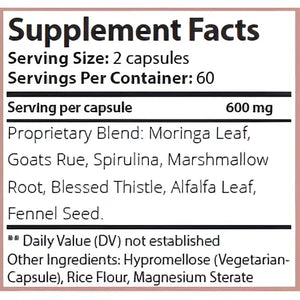 Breastmilk Boost Trio - Increase Milk Supply The contains Dairy Diva Lush Leche and Machine capsules. These herbal