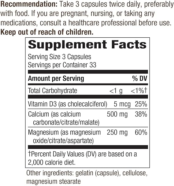 Calcium-Magnesium-Vitamin D Capsules