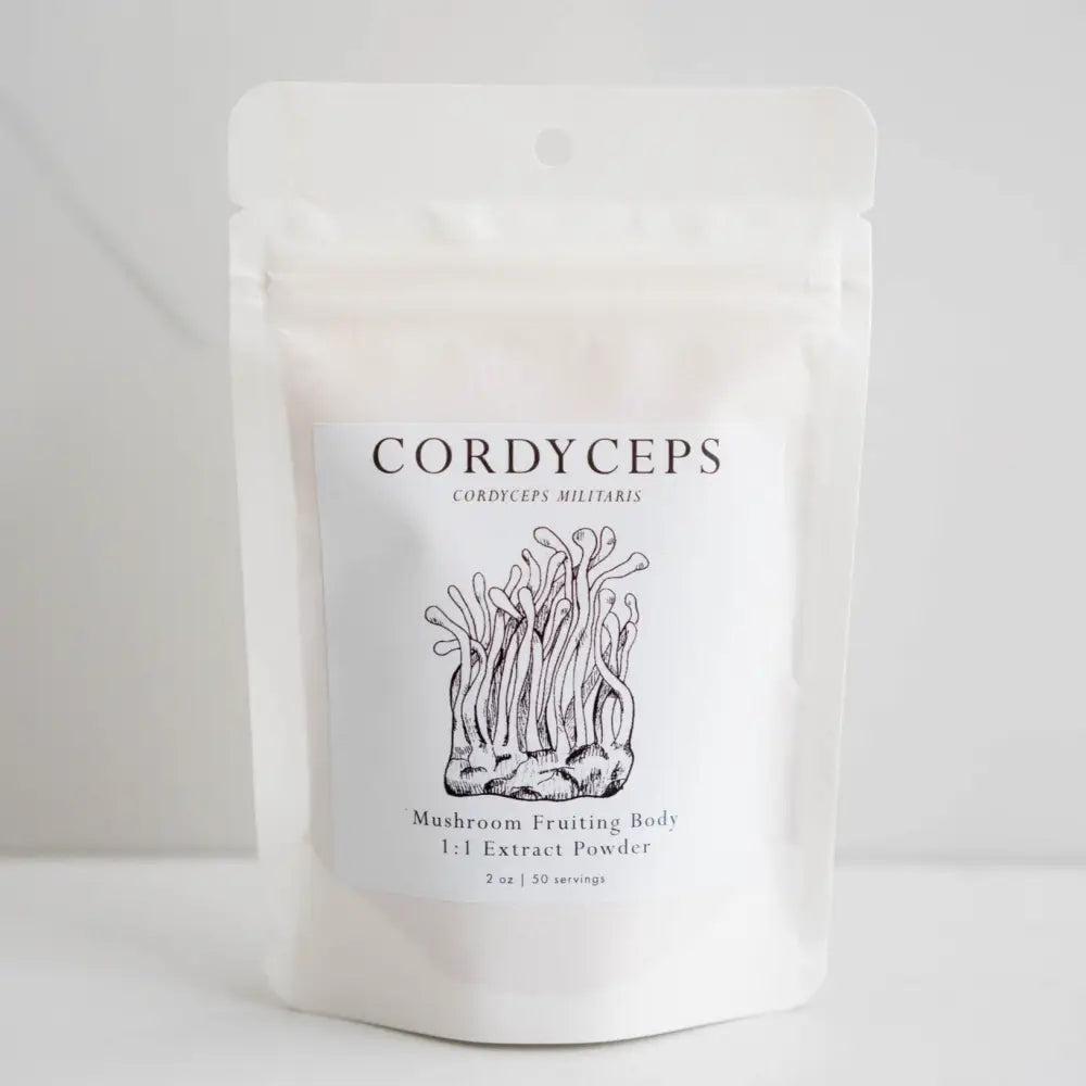 Cordyceps Mushroom Powder - Apothecary from Euphoric Herbals contains fruiting body extract. This supplement increases