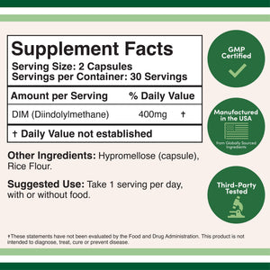 DIM (Diindolylmethane) Hormone Support - Apothecary