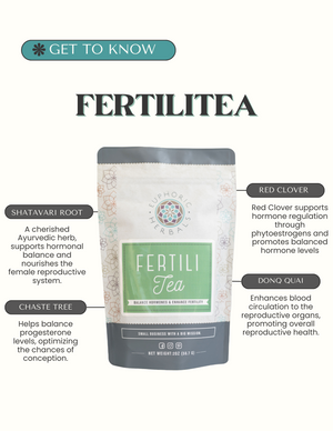 FertiliTea Hormone Balancing Tea - Pregnancy Boost your fertility with FertiliTea’s hormone-balancing loose leaf tea.