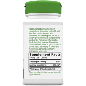 Feverfew Capsules - Supplements