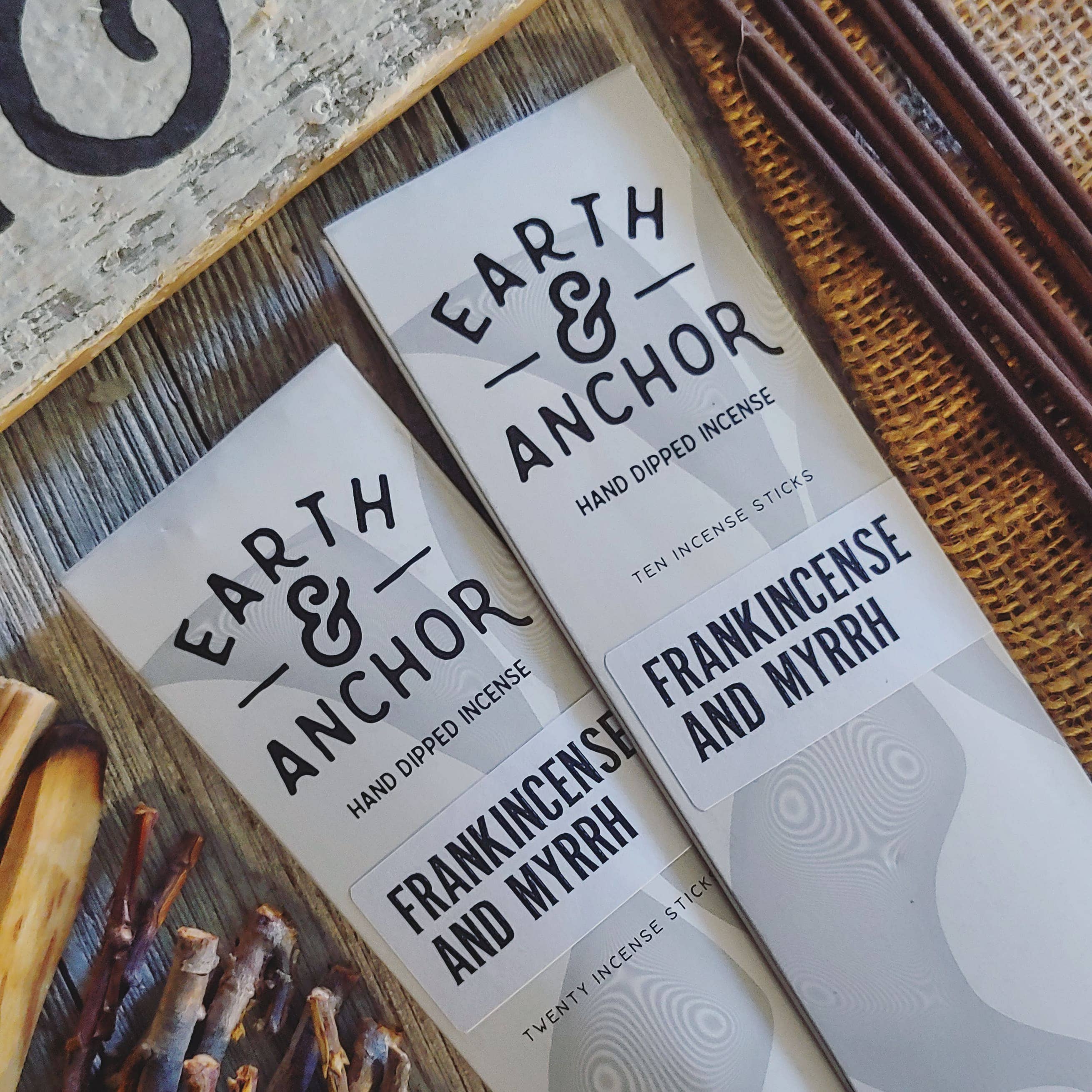 Frankincense & Myrrh Hand Dipped Incense - Apothecary