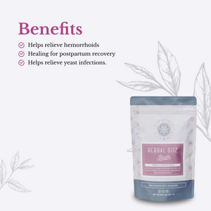 Herbal Sitz Bath Postpartum - 4oz - sitz bath for postpartum use by Euphoric Herbals