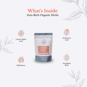 Iron Tonic Herbal Tea - Pregnancy tea by Euphoric Herbals a nourishing formula to restore & boost low iron levels.
