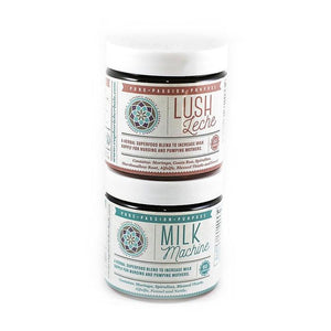 Milk Machine & Lush Leche Duo - 2 WEEK SUPPLY - Increase Supply Boost lactation naturally with premium breastfeeding