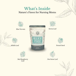Milky Mama Tea - Home page Boost lactation naturally with premium breastfeeding herbal supplements for postpartum.
