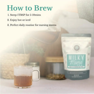 Milky Mama Tea - Home page Boost lactation naturally with premium breastfeeding herbal supplements for postpartum.