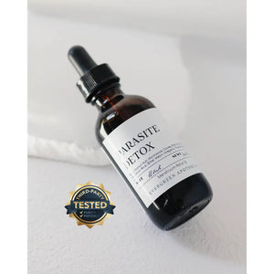Parasite Detox Herbal Tincture - Apothecary This from Evergreen comes in 2oz glass bottles. Users the United States