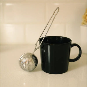 Stainless Steel Tea Steeper - Apothecary This stainless steel tea steeper features perforated mesh balls and long