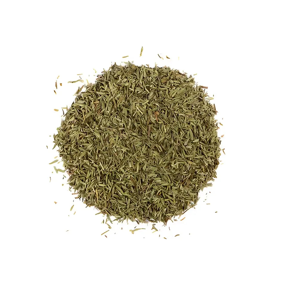 Thyme - Herbs ALL ARE SOLD BY OUNCE. ORGANIC OR ETHICALLY WILDCRAFTED. This product is at our local Apothecary