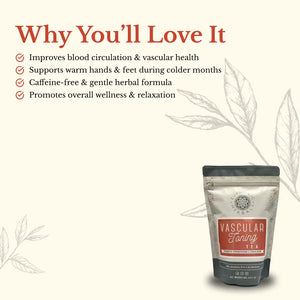 Vascular Toning Tea - 30 Cup Servings - Pregnancy Discover the Power of Herbal Tea! Say goodbye to varicose veins