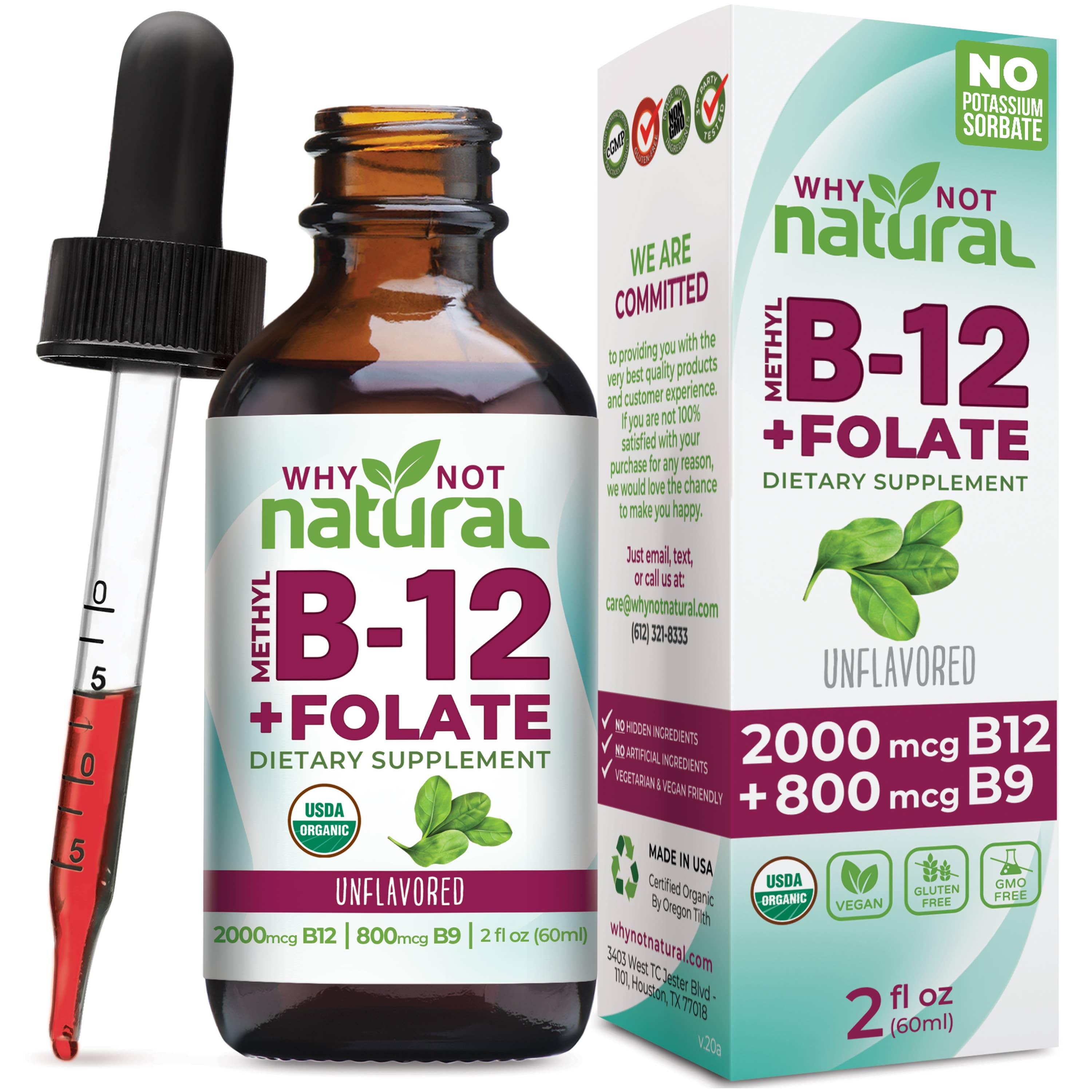 Vitamin B12 Liquid Plus Folate - Apothecary