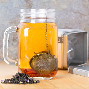 3’’ Tea Ball Steeper - Apothecary This stainless steel tea ball steeper features silver mesh for loose leaf teas.