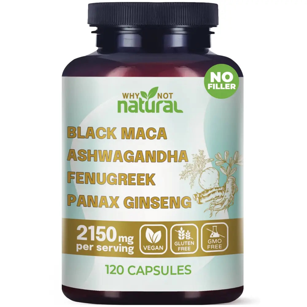 4-in-1 Organic Black Maca Root - Supplements