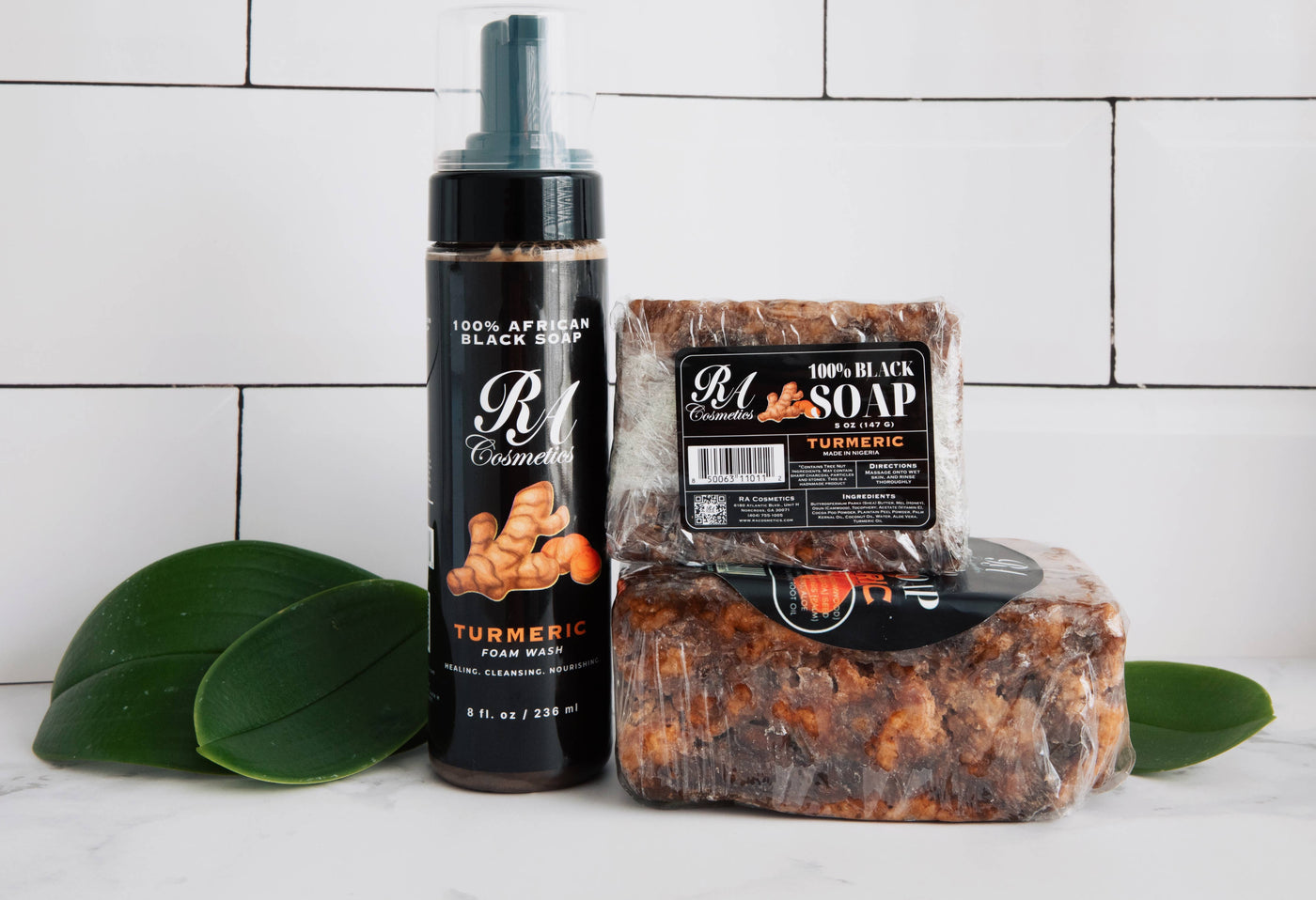 African Black Turmeric Soap Bar