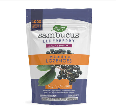 Elderberry Vitamin C Lozenges