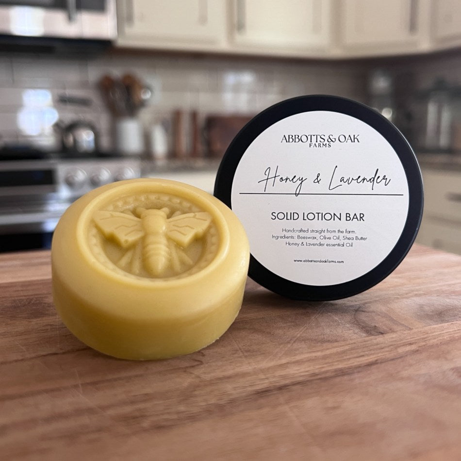 Honey Lavender Solid Lotion Bar