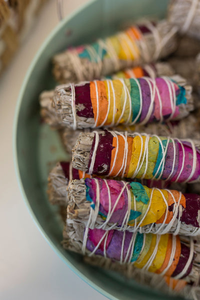 White Sage Flora Chakra Smudge Stick