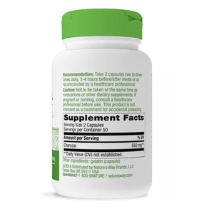 Activated Charcoal Capsules - Supplements