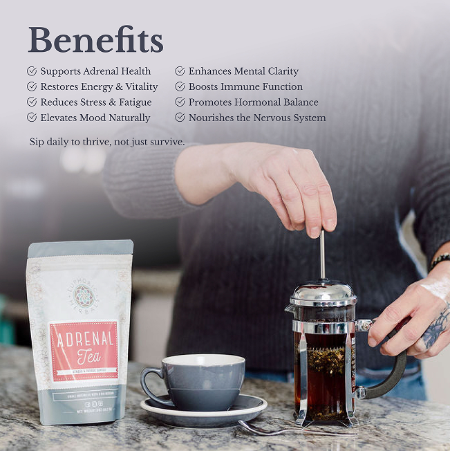 Adrenal Love Tea - Cortisol Support - Postpartum Stressed wired and exhausted? supports healthy cortisol levels adrenal