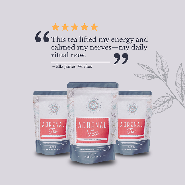 Adrenal Love Tea - Cortisol Support - Postpartum Stressed wired and exhausted? supports healthy cortisol levels adrenal