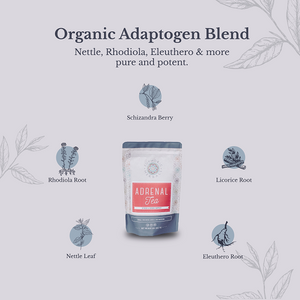 Adrenal Love Tea - Cortisol Support - Postpartum Stressed wired and exhausted? supports healthy cortisol levels adrenal