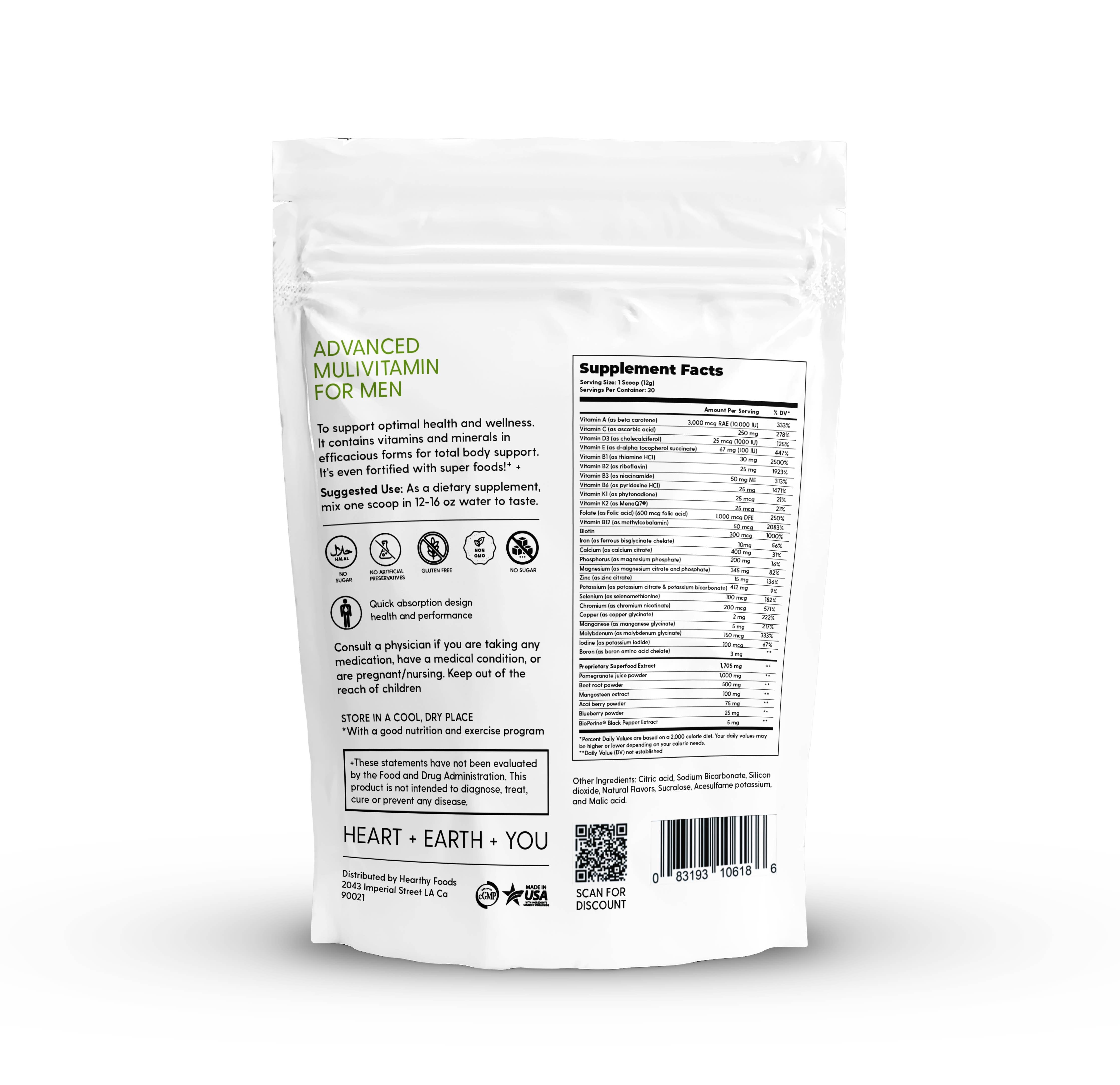 Advanced Multivitamin for Men - Apothecary
