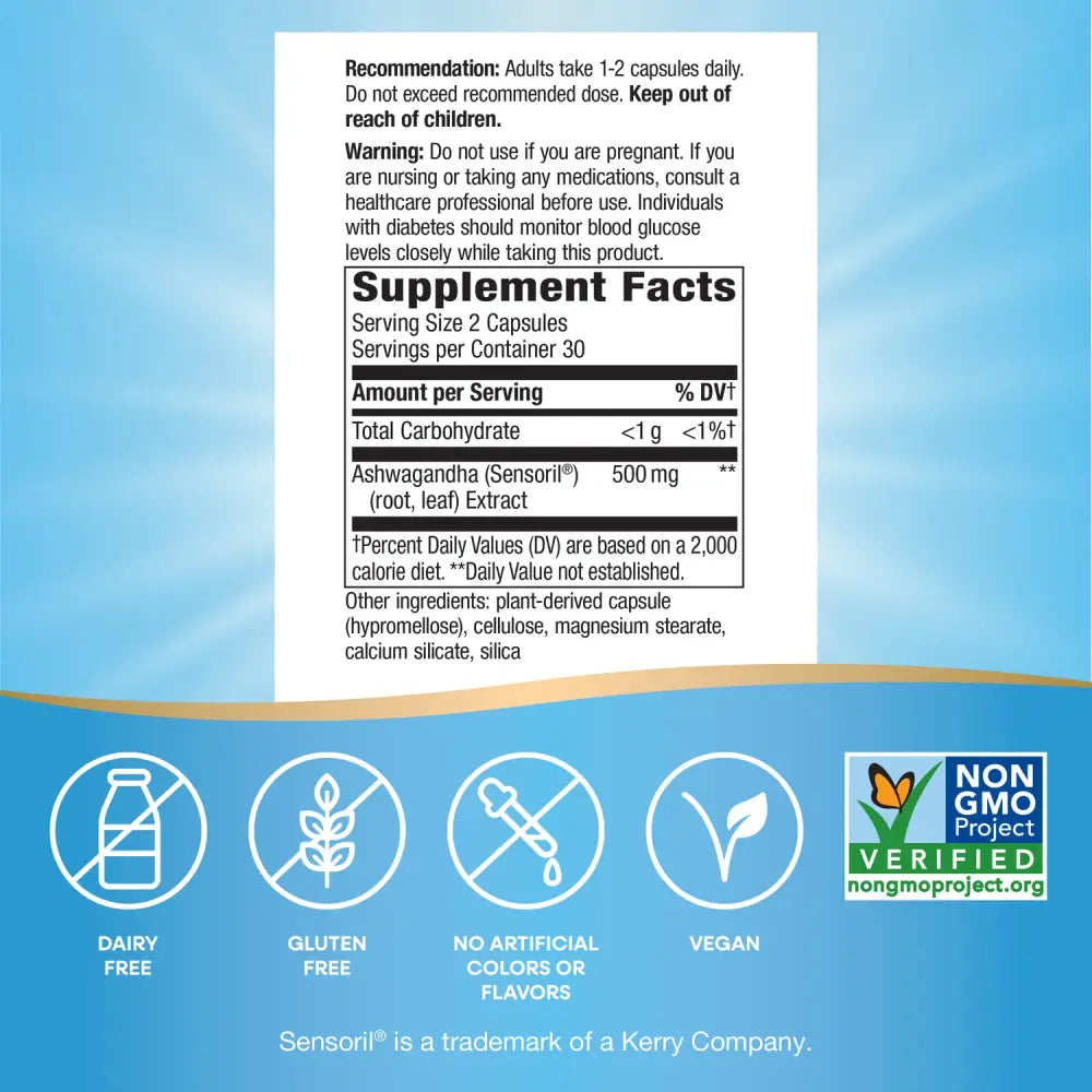 Ashwagandha Root Capsules - Supplements