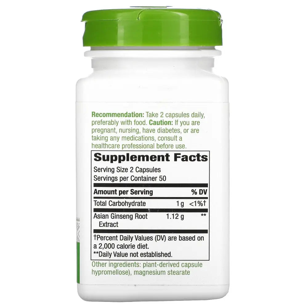 Asian Ginseng Capsules - Supplements