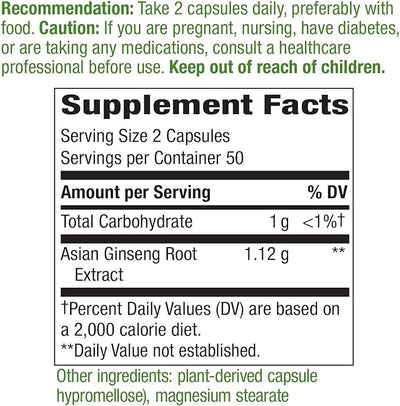 Asian Ginseng Capsules