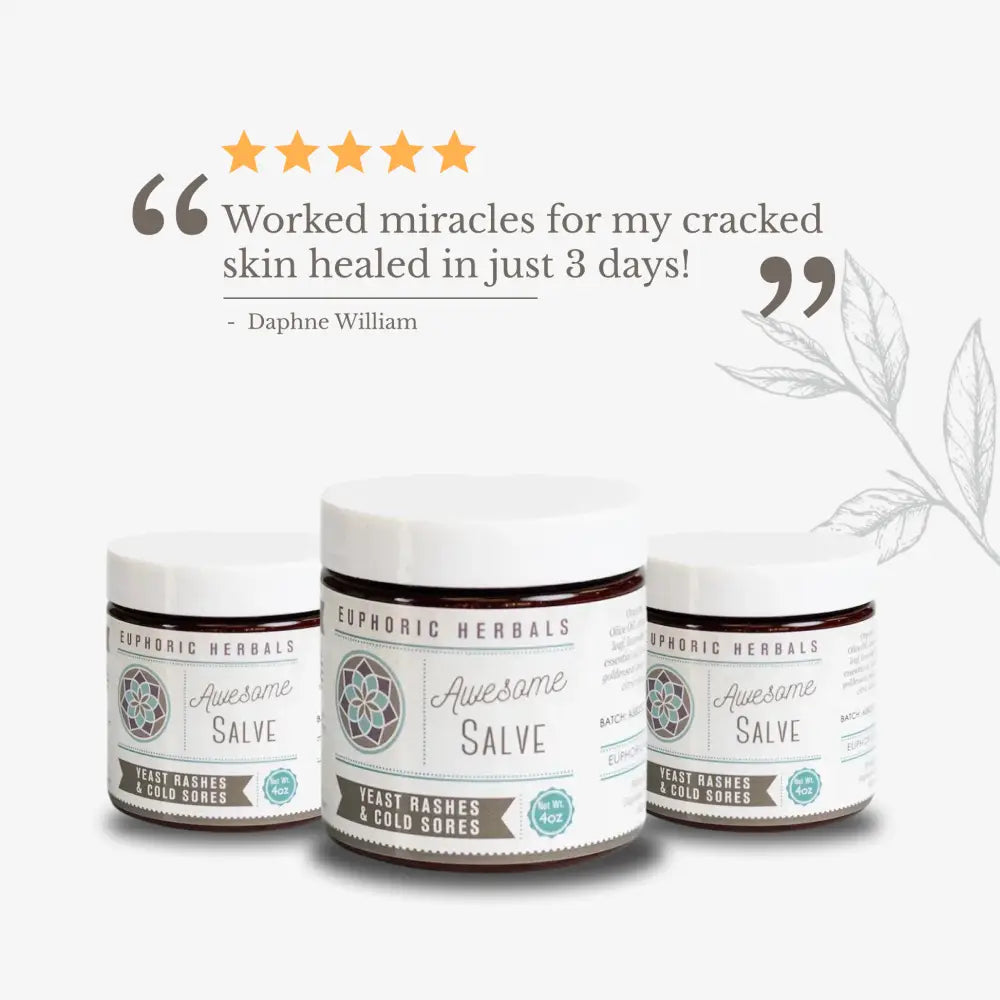 Awesome Salve - Postpartum salve contains organic ingredients like olive oil and coconut for skin in the United States.