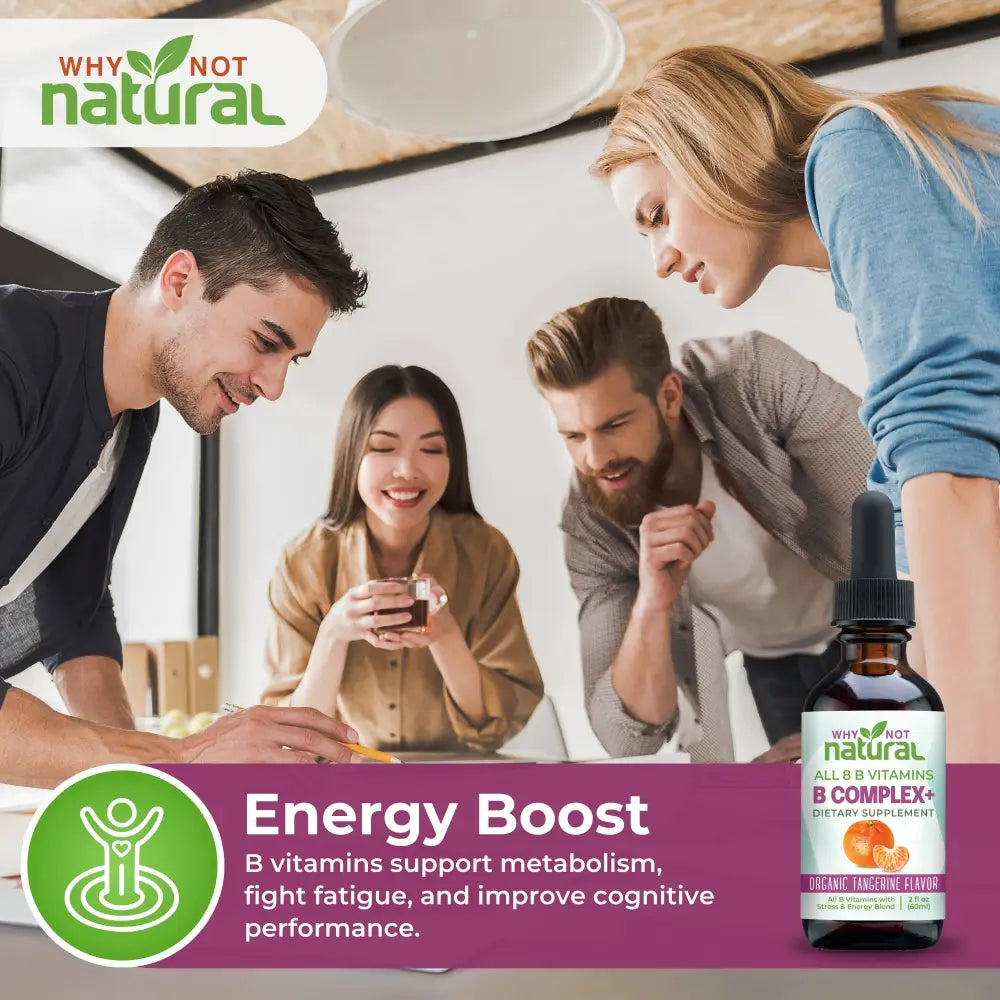 B Complex Liquid: All 8 Vitamins +Natural Stress & Energy - Apothecary This liquid provides in bioavailable forms.