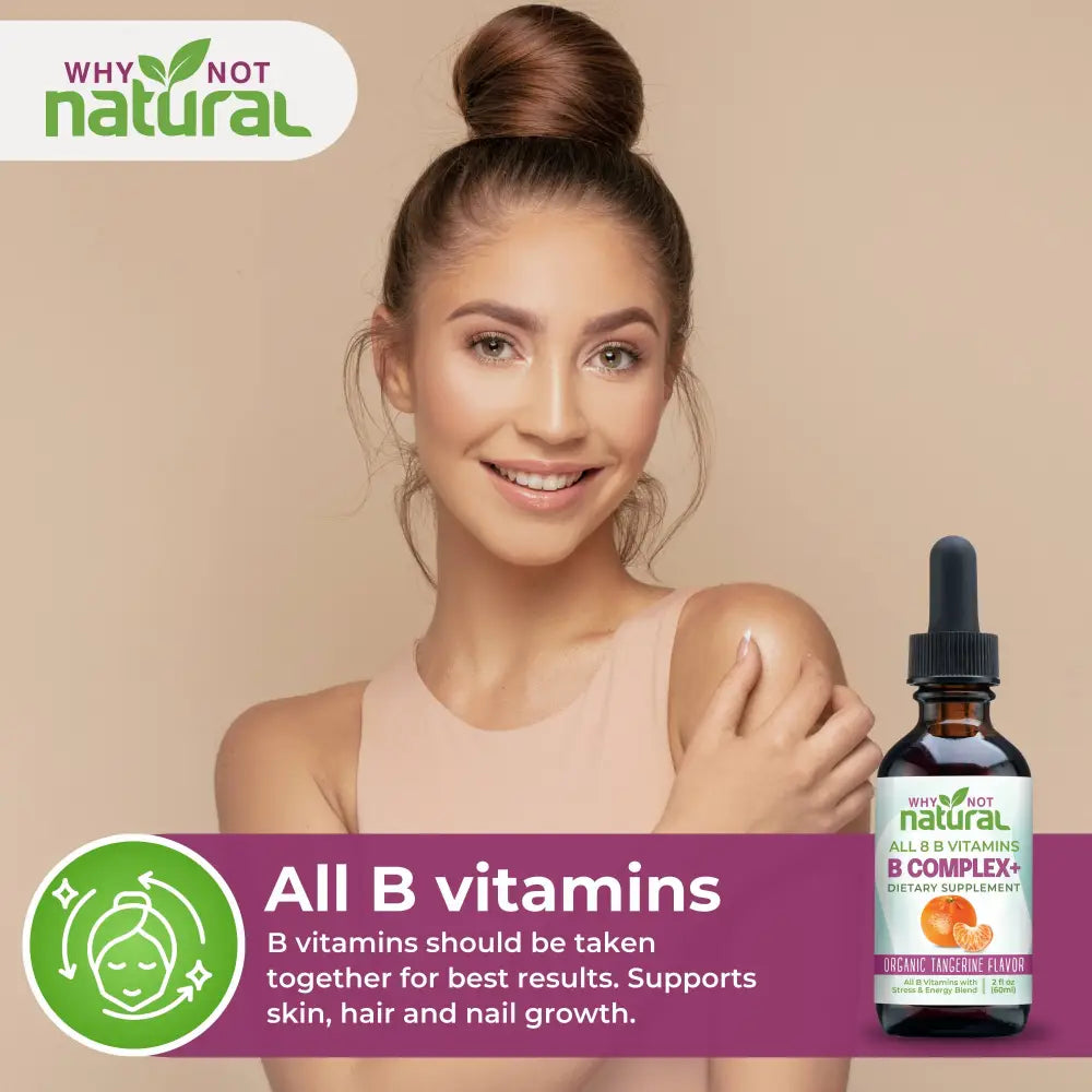 B Complex Liquid: All 8 Vitamins +Natural Stress & Energy - Apothecary This liquid provides in bioavailable forms.