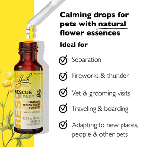 Bach Rescue Remedy Pet Natural Stress Relief - Apothecary