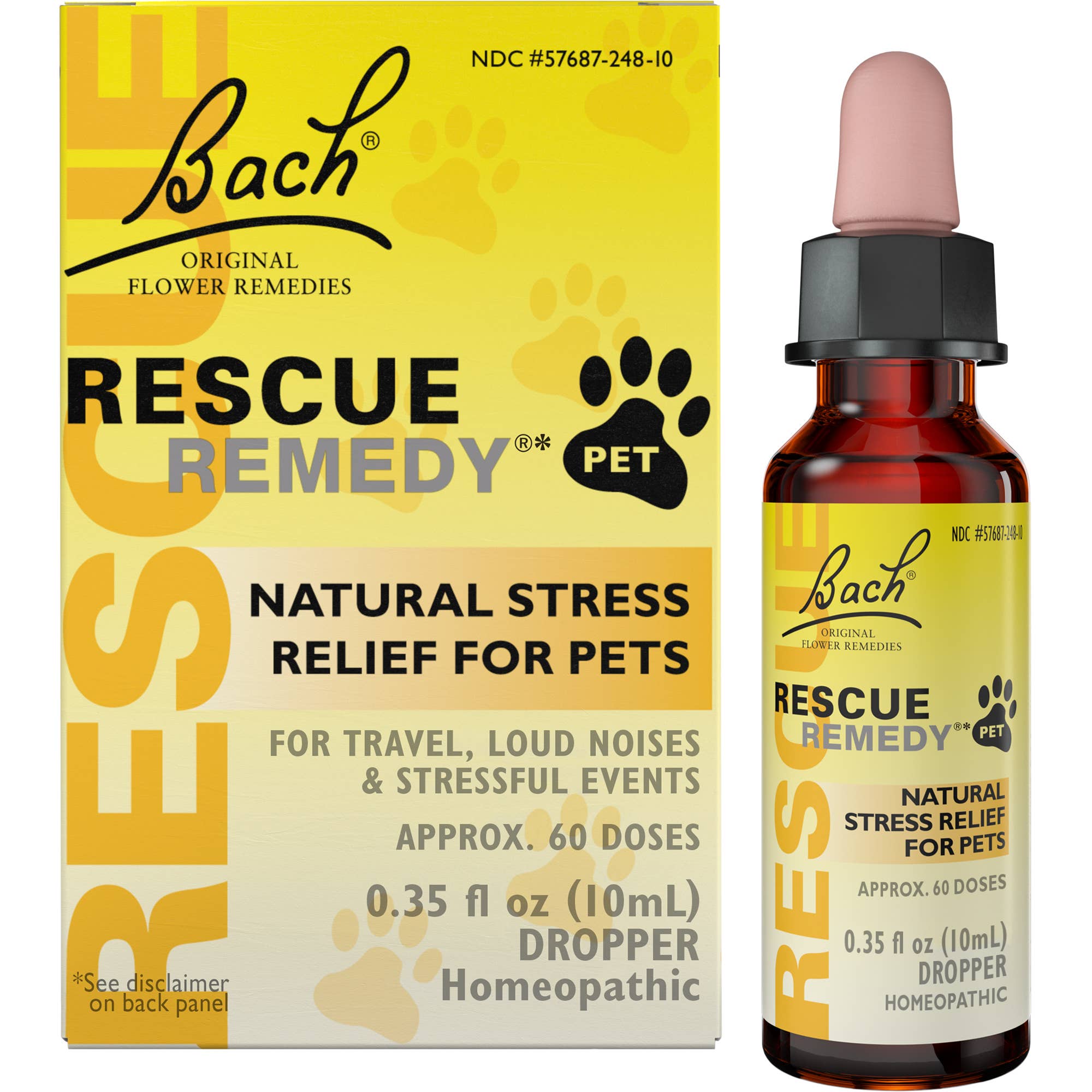 Bach Rescue Remedy Pet Natural Stress Relief - Apothecary