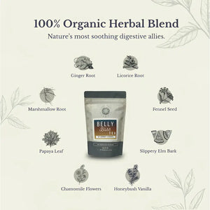 Belly Bliss Gut Renewal Tea - Family Herbal - Perfect loose leaf blend for health & harmony! Trusted by 70,000