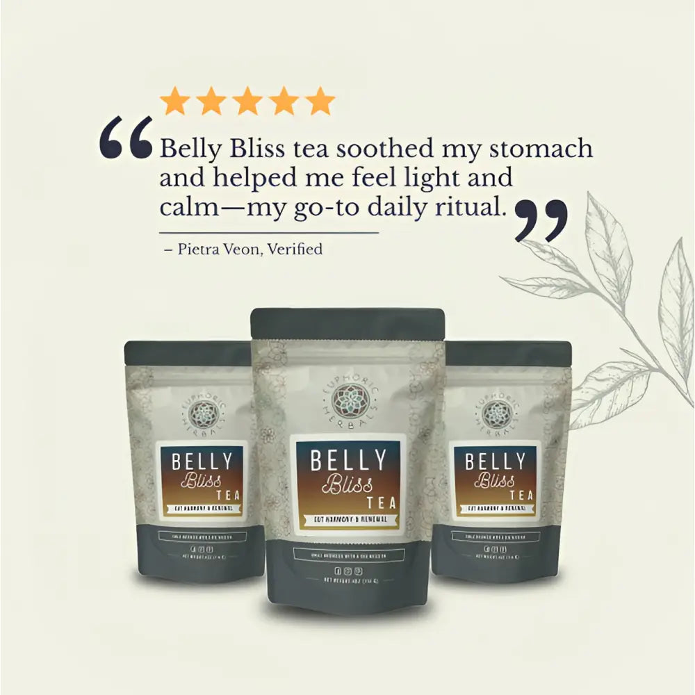 Belly Bliss Gut Renewal Tea - Family Herbal - Perfect loose leaf blend for health & harmony! Trusted by 70,000