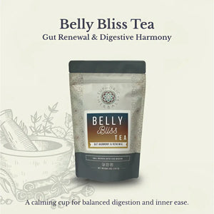 Belly Bliss Gut Renewal Tea - Family Herbal - Perfect loose leaf blend for health & harmony! Trusted by 70,000