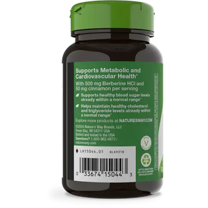 Berberine w/ Cinnamon Capsules - Supplements