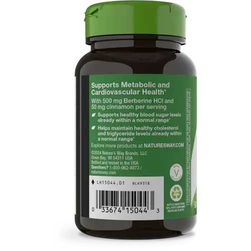 Berberine w/ Cinnamon Capsules - Supplements